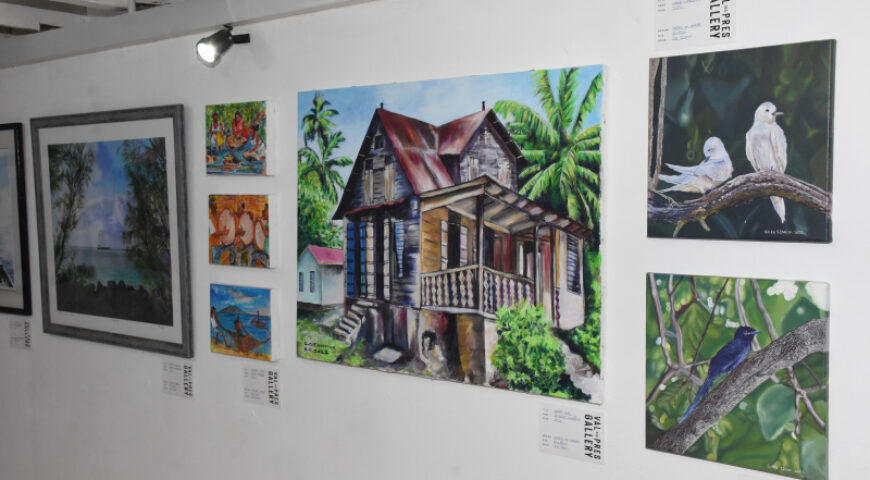 paintings at the gallery
